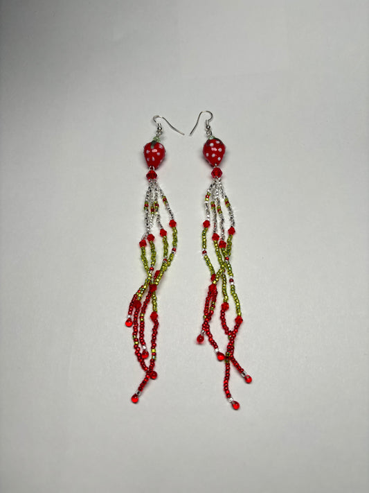 Strawberry Dangle Earrings